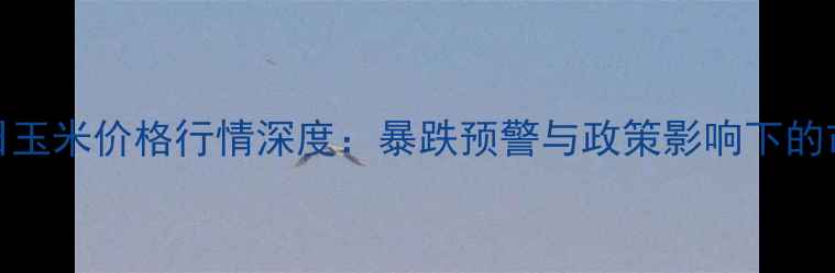 图片 11月18日玉米价格行情深度：暴跌预警与政策影响下的市场趋势