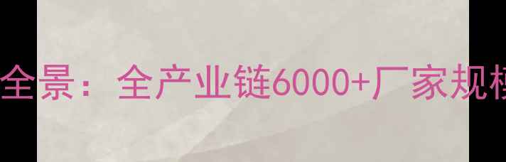 图片 中国饲料行业格局全景：全产业链6000+厂家规模排名与区域分布2