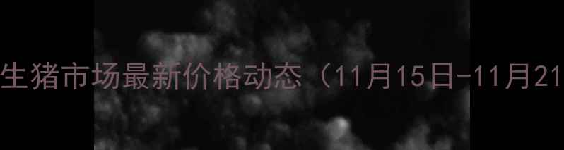 图片 伊川生猪市场最新价格动态（11月15日-11月21日）