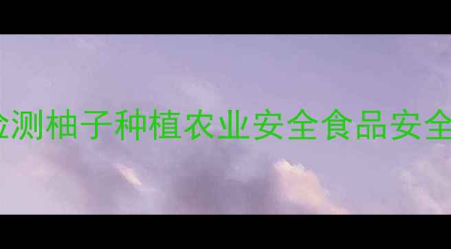 图片 农药残留检测柚子种植农业安全食品安全果农必看1