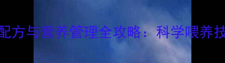 图片 妊娠母猪饲料配方与营养管理全攻略：科学喂养技巧与常见误区