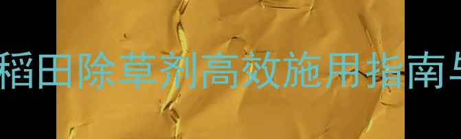 图片 科学除草技术：稻田除草剂高效施用指南与现代农业实践2