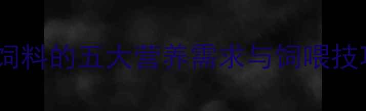 图片 科学饲喂新标准！猪采食饲料的五大营养需求与饲喂技巧全（附季节调整方案）2