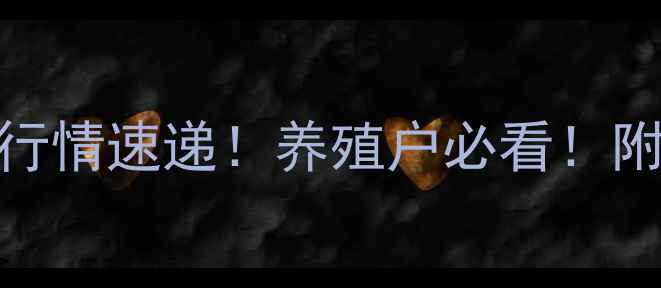 图片 阜新市生猪价格今日行情速递！养殖户必看！附市场分析及饲养建议