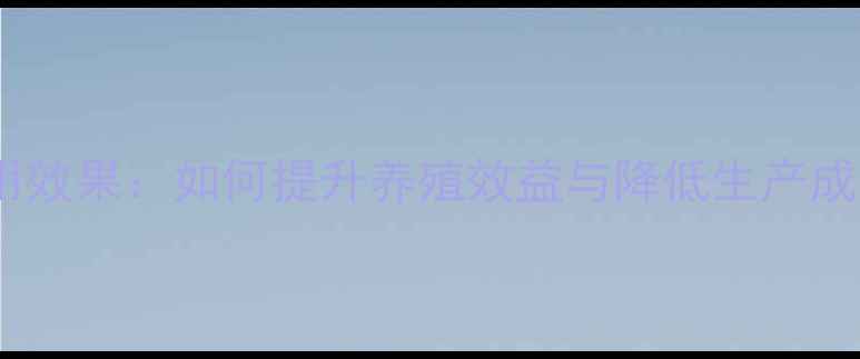 图片 饲料小麦专用酶应用效果：如何提升养殖效益与降低生产成本？养殖户必看！1