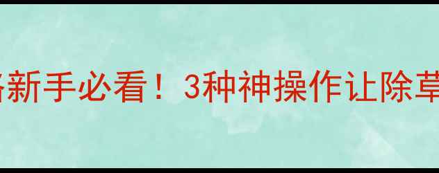 图片 🌱甘蓝田苗前除草剂全攻略新手必看！3种神操作让除草效率翻倍，附效果对比图2