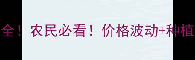 图片 🌾赤峰玉米价格全！农民必看！价格波动+种植建议+市场趋势1