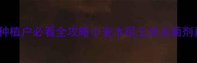 图片 🌾阿克泰度锐最新价格+种植户必看全攻略小麦水稻玉米杀菌剂真实报价+科学用药指南2