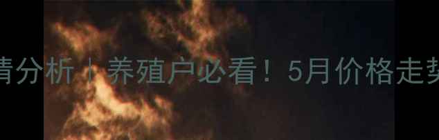 图片 📊肥城生猪价格最新行情分析｜养殖户必看！5月价格走势+养殖成本控制攻略🐷2