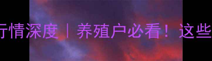 图片 🔥10月15日山东大猪价格行情深度｜养殖户必看！这些趋势直接影响你的钱包🔥1