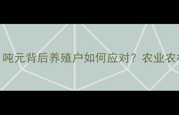 图片 🔥鸡肉价格波动全！1吨元背后养殖户如何应对？农业农村部最新数据来了🔥1