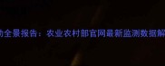 农产品价格波动全景报告农业农村部官网最新监测数据解读与政策分析