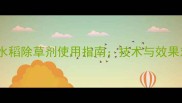 美国水稻除草剂使用指南技术与效果对比