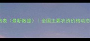 农药市场价格表最新数据全国主要农资价格动态与采购指南