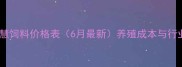 沂南中慧饲料价格表6月最新养殖成本与行业动态
