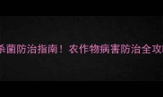 菌毒克农药高效杀菌防治指南农作物病害防治全攻略附使用技巧