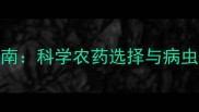 番石榴种植指南科学农药选择与病虫害防治全攻略