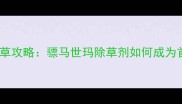 高效除草攻略骠马世玛除草剂如何成为首选