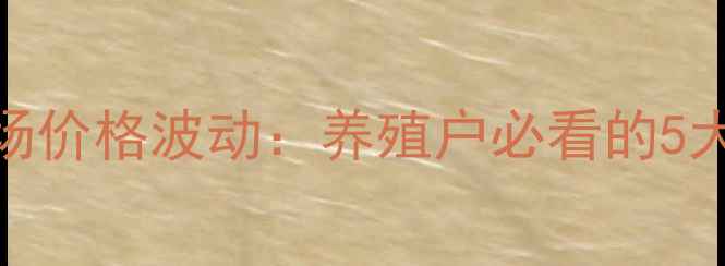 图片 X月X日rabbits市场价格波动：养殖户必看的5大趋势与应对策略2