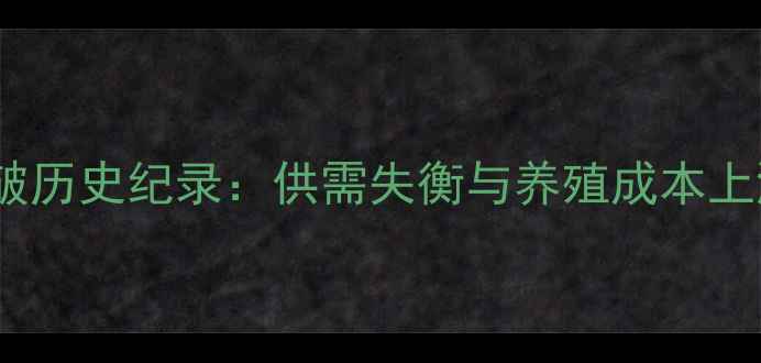 图片 上海猪肉价格破历史纪录：供需失衡与养殖成本上涨的双重冲击2