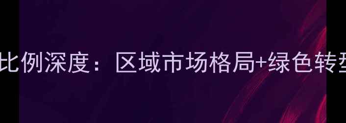 图片 中国农药销售比例深度：区域市场格局+绿色转型趋势全追踪2