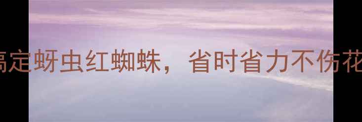 图片 农药+介虫绝招！3步搞定蚜虫红蜘蛛，省时省力不伤花（附详细防治攻略）2