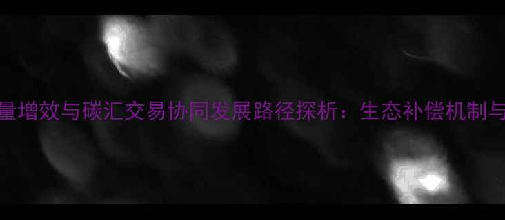 图片 双碳目标下农药减量增效与碳汇交易协同发展路径探析：生态补偿机制与技术创新双轮驱动