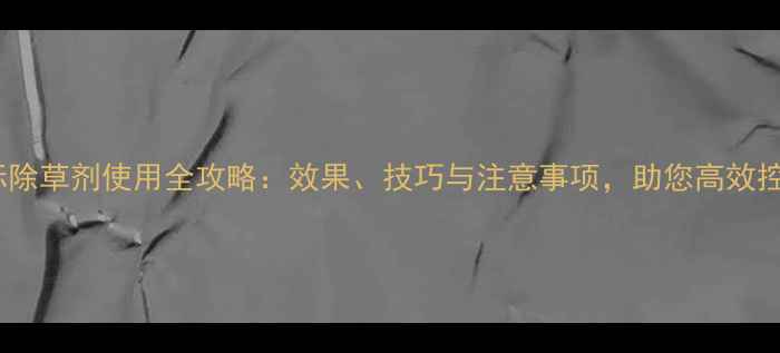 图片 天标除草剂使用全攻略：效果、技巧与注意事项，助您高效控草2