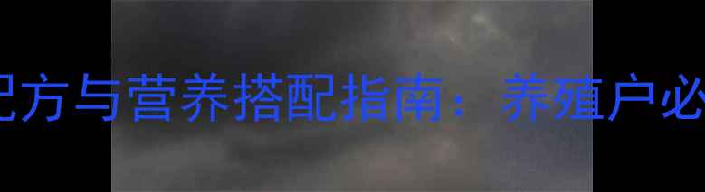图片 宝宝乳饲料科学配方与营养搭配指南：养殖户必学的5大关键技巧