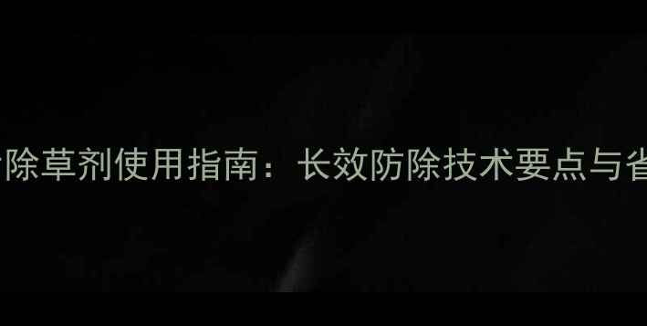 图片 山东玉米年后除草剂使用指南：长效防除技术要点与省钱增效方案1