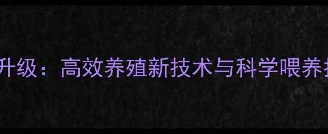 图片 正大集团鸭饲料配方升级：高效养殖新技术与科学喂养指南（附养殖案例）2