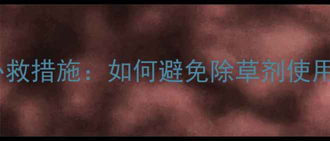 图片 水稻除草剂药害症状及补救措施：如何避免除草剂使用不当导致水稻枯黄死苗2