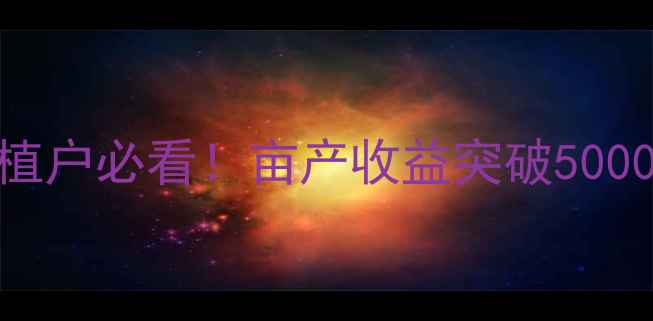 图片 江西禾益王铜价格行情分析｜种植户必看！亩产收益突破5000元？种植技术+市场趋势全解读2