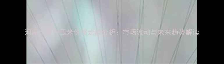 图片 河南十月份玉米价格走势分析：市场波动与未来趋势解读