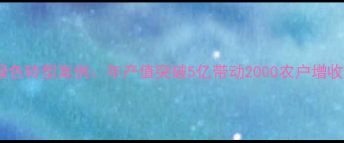 图片 湖南隆回县农药厂绿色转型案例：年产值突破5亿带动2000农户增收的农业产业化实践2