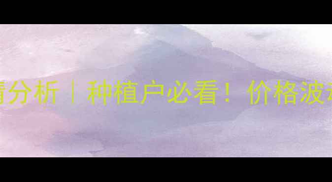 图片 濮阳玉米价格9月最新行情分析｜种植户必看！价格波动+政策补贴+市场趋势全1