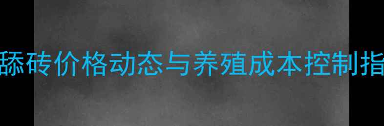 图片 牛舔砖价格动态与养殖成本控制指南