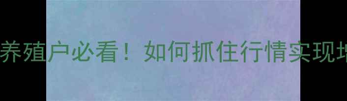 图片 甘肃武威鸡蛋价格波动分析｜养殖户必看！如何抓住行情实现增收？附武威鸡蛋价格趋势图1