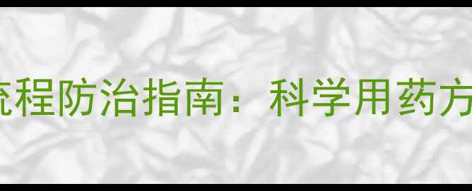 图片 白菜白粉病全流程防治指南：科学用药方案与预防措施2