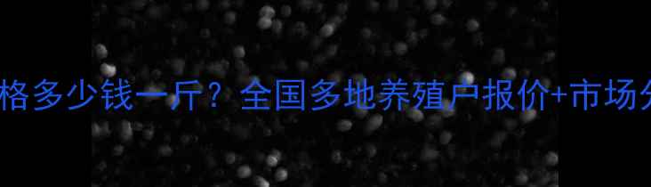 图片 羊价格多少钱一斤？全国多地养殖户报价+市场分析1