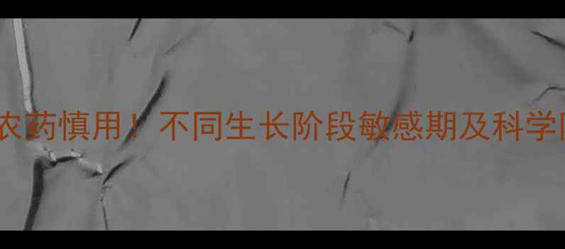 图片 芥菜安全用药指南：这6类农药慎用！不同生长阶段敏感期及科学防治方案（附用药时间表）