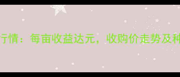 图片 通辽玉米价格行情：每亩收益达元，收购价走势及种植建议全攻略