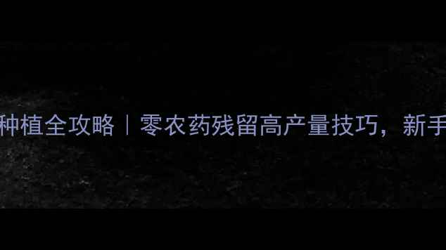 图片 韭菜花种植全攻略｜零农药残留高产量技巧，新手必看！