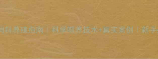 图片 🌟唐人神仔力多饲料养殖指南｜科学喂养技术+真实案例｜新手必看养殖秘籍🌟1