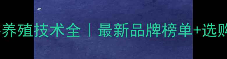 图片 🌟沈阳鱼饲料养殖技术全｜最新品牌榜单+选购避坑指南🐟1