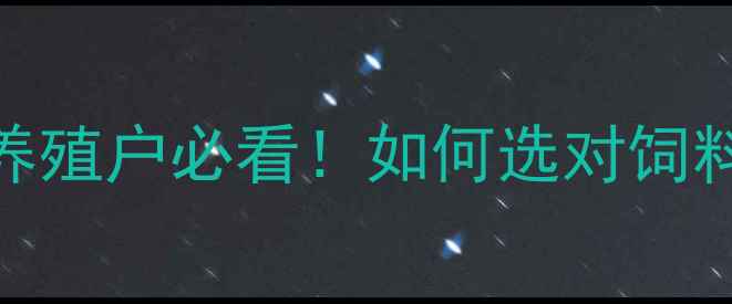图片 🌟河北大鸡狐狸饲料推荐｜养殖户必看！如何选对饲料提升效益？附品牌测评攻略