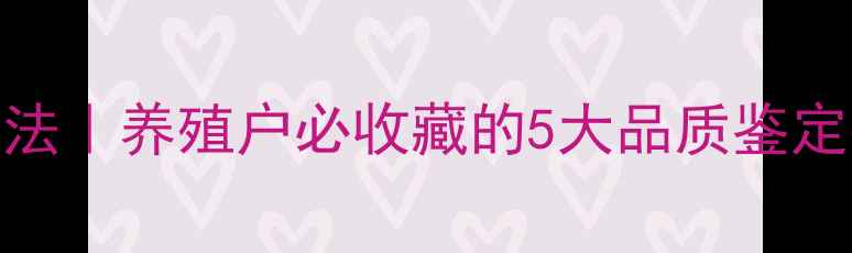图片 🌟猪饲料质量检测方法｜养殖户必收藏的5大品质鉴定技巧（附实操指南）