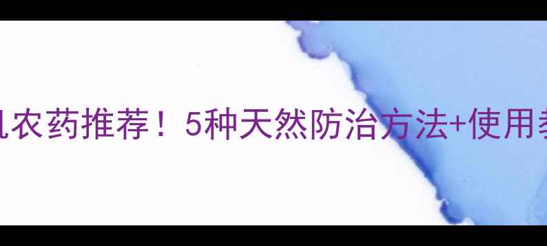 图片 🌟草莓炭疽病有机农药推荐！5种天然防治方法+使用教程（附配图）🌟