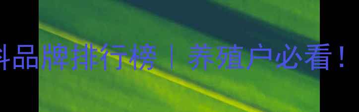 图片 🌟辽宁优质饲料品牌排行榜｜养殖户必看！最新选品指南1