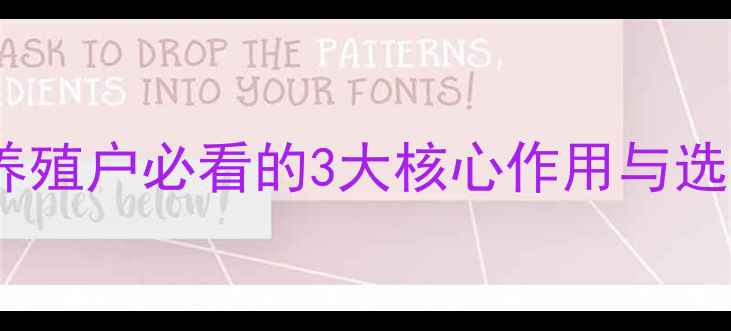 图片 🌟饲料酶效果实测！养殖户必看的3大核心作用与选型指南（附案例）🌟2